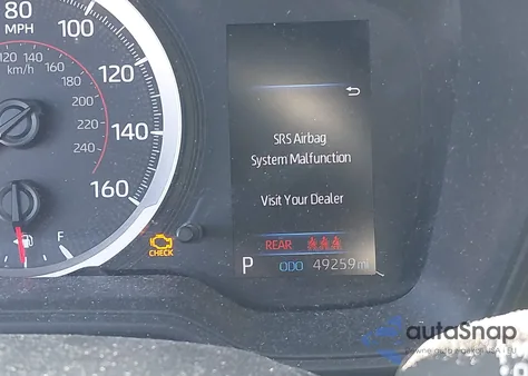 2020 Toyota Corolla Se z USA, uszkodzony, nr VIN 5YFS4RCE2LP029034